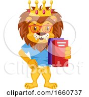 Lion With Notebooks