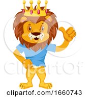 Poster, Art Print Of Happy Lion