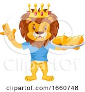 Poster, Art Print Of Lion With Mangoes