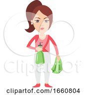 Poster, Art Print Of Woman Cleaning