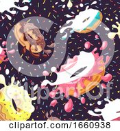 Poster, Art Print Of Delicious Donuts Wallpaper