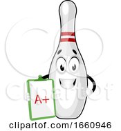 Poster, Art Print Of Bowling Pin With Good Grade