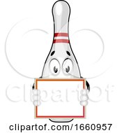 Poster, Art Print Of Bowling Pin Holding Panel