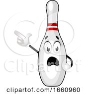 Poster, Art Print Of Bowling Pin Is Shocked