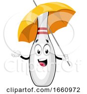 Bowling Pin With Umbrella by Morphart Creations