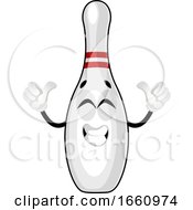 Happy Bowling Pin by Morphart Creations