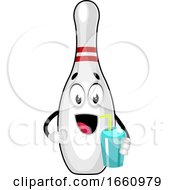 Poster, Art Print Of Bowling Pin With Water