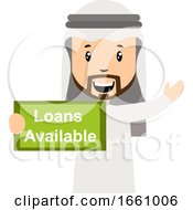 Poster, Art Print Of Arab With Loans Avaliable