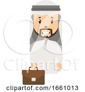 Arab With Suitcase