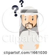 Arab With Question Marks