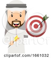 Arab With Target