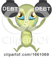 Poster, Art Print Of Alien In Debt
