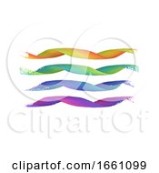 Poster, Art Print Of 3d Abstract Brush Stroke Curl
