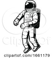 Black And White Astronaut