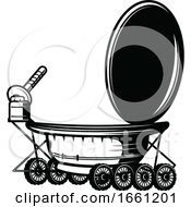 Poster, Art Print Of Black And White Rover