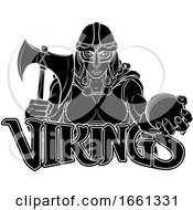 Poster, Art Print Of Viking Trojan Celtic Knight Cricket Warrior Woman