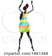 African Woman Dancing