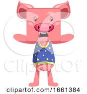 Poster, Art Print Of Confused Piggy