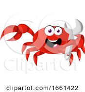 Poster, Art Print Of Crab Holding Wrench