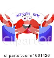 Poster, Art Print Of Crab With Bags