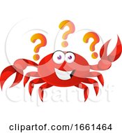 Poster, Art Print Of Crab With Question Marks