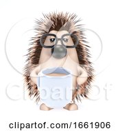 3d Hedgehog Drinks A Cup Of Tea by Steve Young
