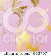 Poster, Art Print Of Pink And Gold Marble Texture Background