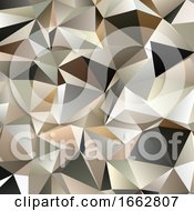Poster, Art Print Of Abstract Background With A Low Poly Design
