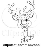 Poster, Art Print Of Reindeer Christmas Cartoon Character