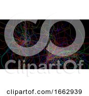 Poster, Art Print Of 3d Render Of Abstract Chaotic Elements