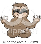 Meditating Sloth by visekart