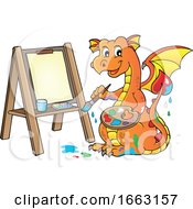 Poster, Art Print Of Artist Dragon Painting