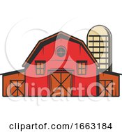 Barn And Silo by Vector Tradition SM