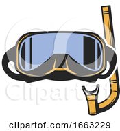 Snorkel Mask And Fins