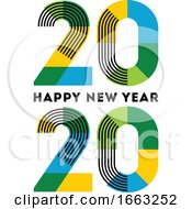 Poster, Art Print Of Happy New Year 2020 Design