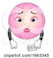 Mascot Egg Cell Negative Illustration