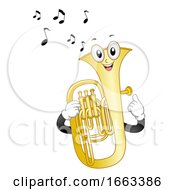 Mascot Tuba Illustration