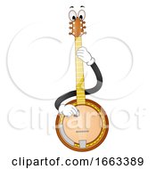 Poster, Art Print Of Mascot Banjo Play Illustration
