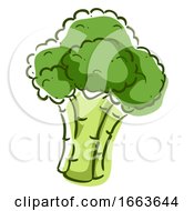 Poster, Art Print Of Broccoli Superfood Illustration