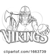 Viking Trojan Celtic Knight Baseball Warrior Woman