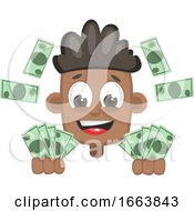 Poster, Art Print Of Boy With Money