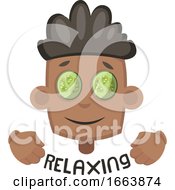 Poster, Art Print Of Boy Is Relaxing