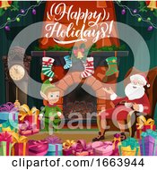 Poster, Art Print Of Happy Holidays Greeting