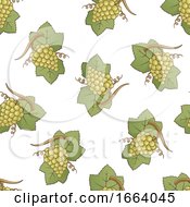 Poster, Art Print Of Seamless Green Grapes Pattern