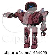 Android Containing Digital Display Head And Wince Symbol Expression And Heavy Upper Chest And Heavy Mech Chest And Battle Mech Chest And Prototype Exoplate Legs Muavewood Halftone Grunge