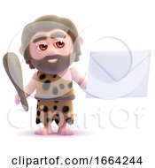 3d Caveman Has Mail
