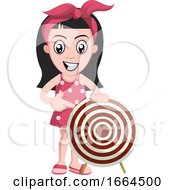 Poster, Art Print Of Girl With Target