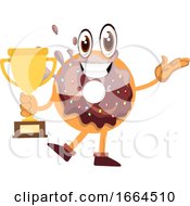 Poster, Art Print Of Donut With Trophy