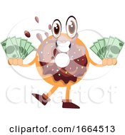 Poster, Art Print Of Donut With Money