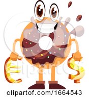 Poster, Art Print Of Donut With Money Sign